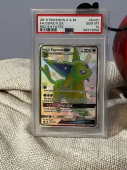 Espeon GX Full Art #SV69 Hidden Fates 2019 Pokemon Sun & Moon - PSA 10 - Image 1