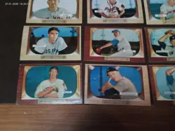 1955 Bowman Vintage Baseball Card set Lot 29 Diff Feller McDougald Podres Goetz - Image 4