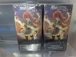WEISS SCHWARZ TCG Shakugan no Shana 2 Premium Booster Boxes 6 Packs 1st Edition - Image 1