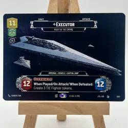 Star Wars Unlimited - Prestige Foil Card - Jump To Lightspeed - Executor - #1061 - Image 1