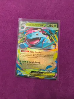 Mega Venusaur ex 003/132 Mega Evolution Double Rare Pokemon TCG - Image 1
