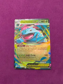 Mega Venusaur ex 003/132 Mega Evolution Double Rare Pokemon TCG - Image 2
