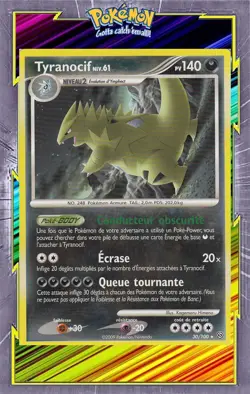 🌈Tyranocif - DP07:Tempete - 30/100- Carte Pokemon Francaise - Image 1