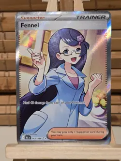 Pokemon TCG Fennel Card Black Bolt Sv: 162/086 NM/M Condition - Image 1