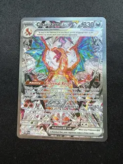 Pokemon Obsidian Flames Charizard EX OBF 223/197 SAR Fullart Englisch NM - Image 2