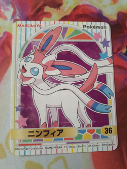 2023 Pokemon Sylveon #36 Marumiya Sticker LP-NM Japanese Limited Nintendo - Image 1