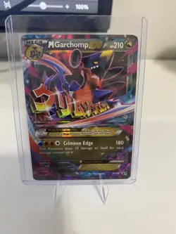 M Garchomp EX #XY168 XY Promo LP/Lightly Played Pokemon 2016 - Image 1
