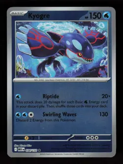 Kyogre 034/132 Rare Mega Evolution Pokemon Reverse Holo Near Mint - Image 1
