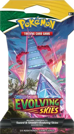 Pokemon - Evolving Skies / SWSH 7 - 1 x Sleeved Booster Pack ENG - NEU & SEALED - Image 4