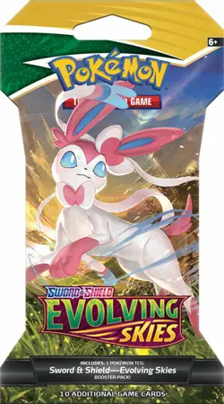 Pokemon - Evolving Skies / SWSH 7 - 1 x Sleeved Booster Pack ENG - NEU & SEALED - Image 5