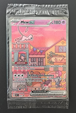 Carta Pokemon MEW EX SVP053 Black Star Promo Scarlatto e Violetto 151 ITA Sealed - Image 1