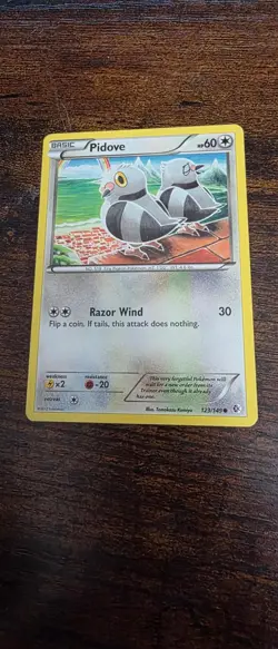 Pidove 123/149 Common Boundaries Crossed Pokemon Lightly Played - Image 1