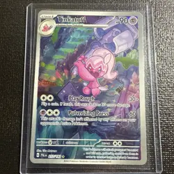 Pokemon TCG Tinkatuff Scarlet & Violet Paldea Evolved Holo Card 217/193 Full Art - Image 1