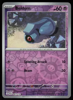 Beldum 061/159 Common Journey Together Pokemon Reverse Holo Near Mint - Image 1