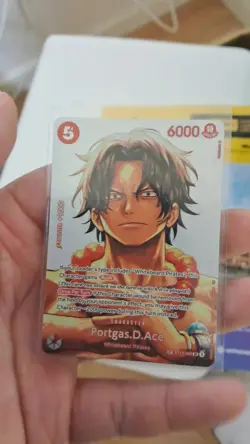 Portgas D Ace (SP) - ST15-005 - The Time Of Battle - ONE PIECE Card - English - Image 2