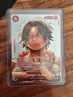 Portgas D Ace (SP) - ST15-005 - The Time Of Battle - ONE PIECE Card - English - Image 1