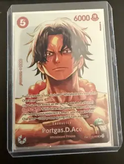 Portgas D Ace (SP) - ST15-005 - The Time Of Battle - ONE PIECE Card - English - Image 1
