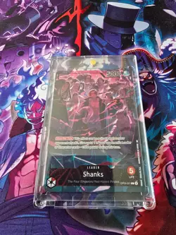 One Piece TCG Shanks OP09-001 Leader Alt Art One Piece 2nd Anniversary English - Image 2
