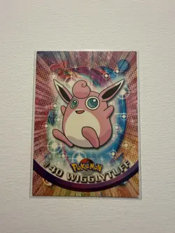 Wigglytuff #40- Pokemon Topps TV Animation Card (Red Label) - Image 1