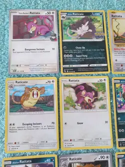 RATTATA & RATICATE BUNDLE OF POKEMON CARDS - Image 2