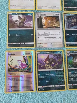 RATTATA & RATICATE BUNDLE OF POKEMON CARDS - Image 4