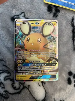 Dedenne GX 57/214 Unbroken Bonds Ultra Rare Pokemon Card - Image 1