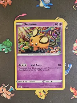 Pokemon Dedenne SWSH080 Sword & Shield Black Star Promo Card - Image 1