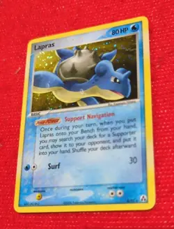 Near Mint Lapras 2006 EX Legend Maker 8/92 Holo Pokemon Card - Image 3