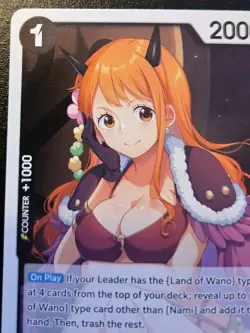 Nami OP16-091 Foil Rare The Time Of Battle One Piece Card Game - Image 2