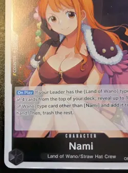 Nami OP16-091 Foil Rare The Time Of Battle One Piece Card Game - Image 4