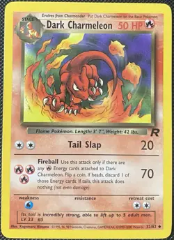 Dark Charmeleon 32/82 Team Rocket Regular - Pokemon Card - Image 1