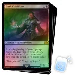 FOIL DARK CONFIDANT X4 Final Fantasy FIN Magic MTG MINT CARD - Image 1