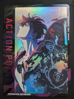 Sung JinWoo Winner/Union Arena Solo Leveling Action Point Card AP01 Foil Promo - Image 3