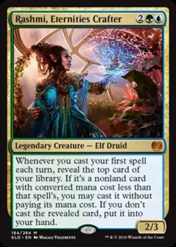 MTG English Rashmi, Eternities Crafter NM Foil Kaladesh - Image 1