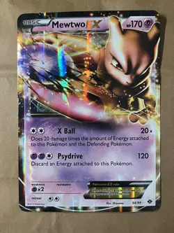 Mewtwo EX 54/99 - Pokemon Oversized Jumbo Card - Image 1