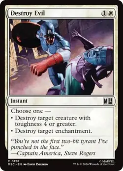 ~ Destroy Evil ~ NM ~ Commander: Marvel Super Heroes ~ MTG ~ - Image 1
