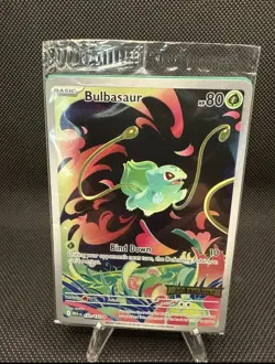 Pokemon Card Bulbasaur 133/132 Mega Evolution Stamped Promo Sealed - Image 1