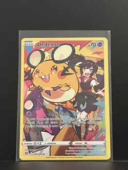 Dedenne TG07/TG30 Brilliant Stars Trainer Gallery NM Ultra Rare Pokemon Card - Image 1