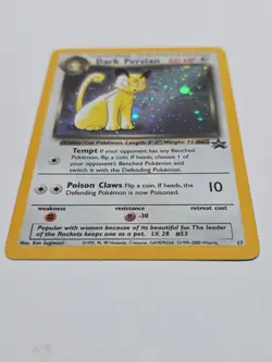 Dark Persian 17 Wotc Black Star Promo Holo SWIRL Vintage Pokemon Card 2000 NM** - Image 4