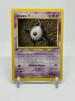 Pokemon Card - Unown X Neo Destiny 30/105 1st Edition Rare - Light Play + - Image 1