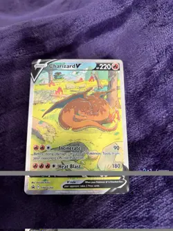 Pokemon TCG Charizard V SWSH260 Sword & Shield Black Star Promo Card Holo NM - Image 1