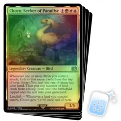 FOIL CHOCO, SEEKER OF PARADISE X4 Final Fantasy FIN Magic MTG MINT CARD - Image 1