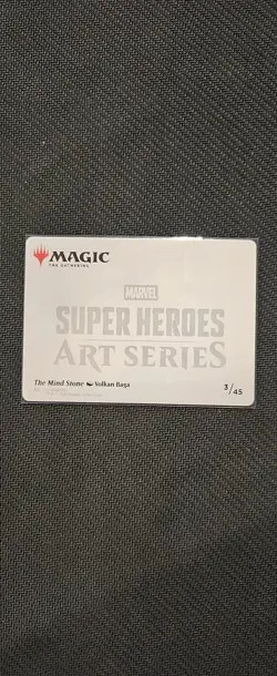 The Mind Stone Art Card (Gold-Stamped Signature) Art Series: Marvel Super Heroes - Image 2