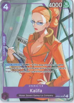 Kalifa - Alt - OP03-060 - PRB01 - Premium Booster - One Piece Card English TCG - Image 1