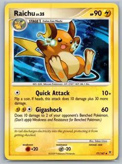 Pokemon Supeme Victors - Raichu 77/147 LP+ - Image 1