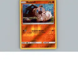 Rockruff 75/131 Common Forbidden Light Pokemon Reverse Holo Near Mint - Image 1