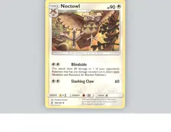 Noctowl 166/236 Uncommon Unified Minds Pokemon Near Mint - Image 1