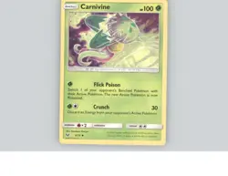 Carnivine 6/73 Uncommon Shining Legends Pokemon Near Mint - Image 1