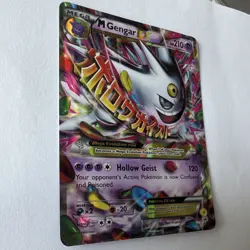 Pokemon TCG M Gengar EX XY166 XY Black Star Promo Holo Full Art Mega - Image 3