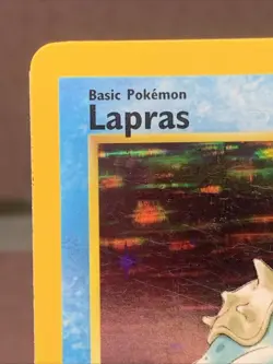 Pokemon TCG 1st Edition Lapras 10/62 Fossil Set Holo Rare WOTC VTG 1999 - Image 2